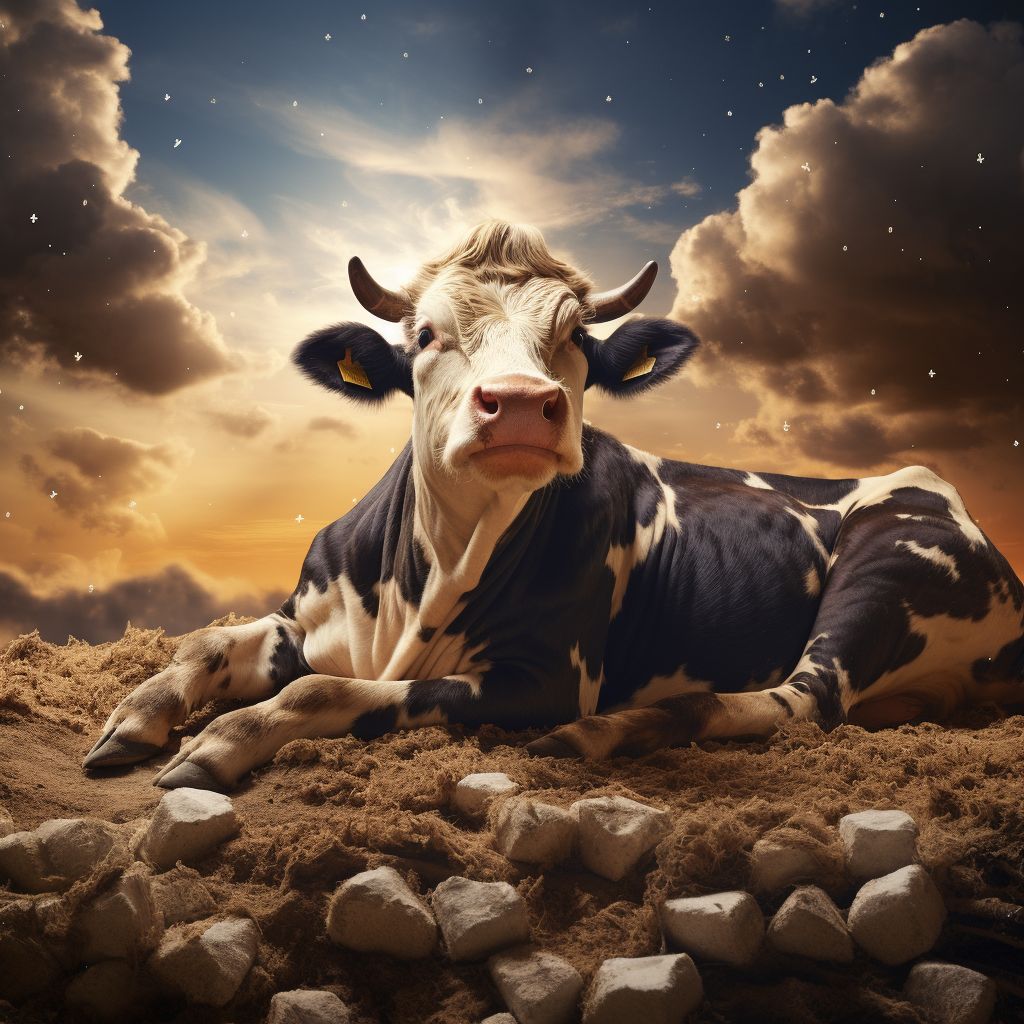 Фото Сонник корова лежит
